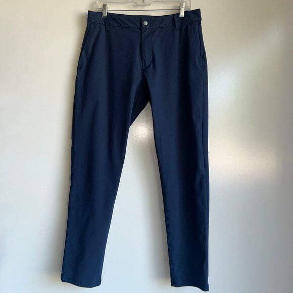 LULULEMON Commission Pants Men's Size 33 Navy Blue